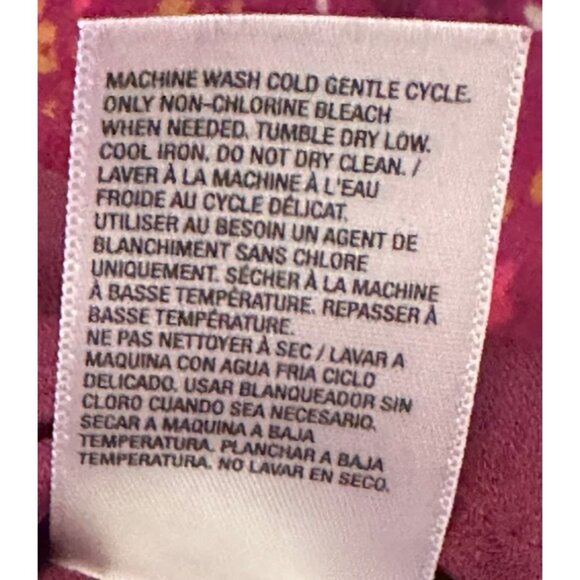 Old Navy Brand Mini Flare Stretch Skirt Red Wine 100% Polyester Junior's Size M - Picture 10 of 11